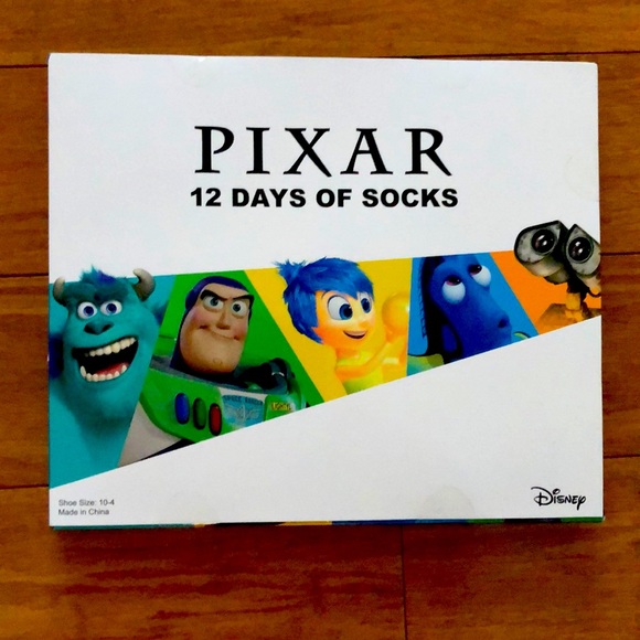 Disney Accessories Disneys Pixar 2 Days Of Socks Poshmark